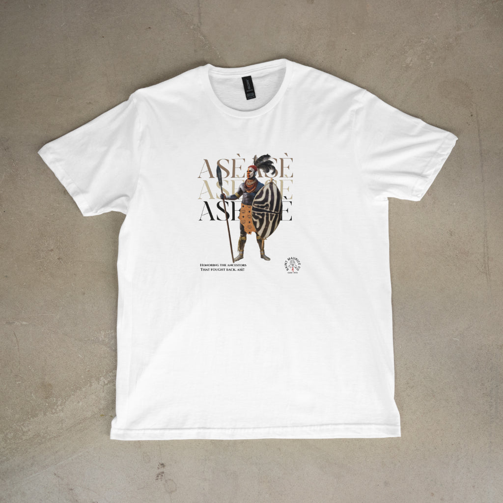 FOR THE ANCESTORS THAT FOUGHT BACK BLACK, BROWN & BEIGE MEN'S T-SHIRT