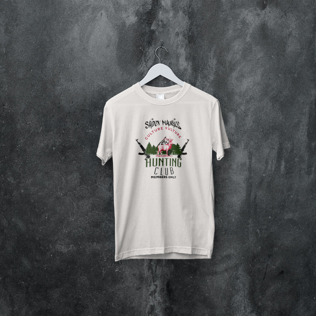 CULTURE VOULTURE HUNTING CLUB MEN'S T-SHIRT