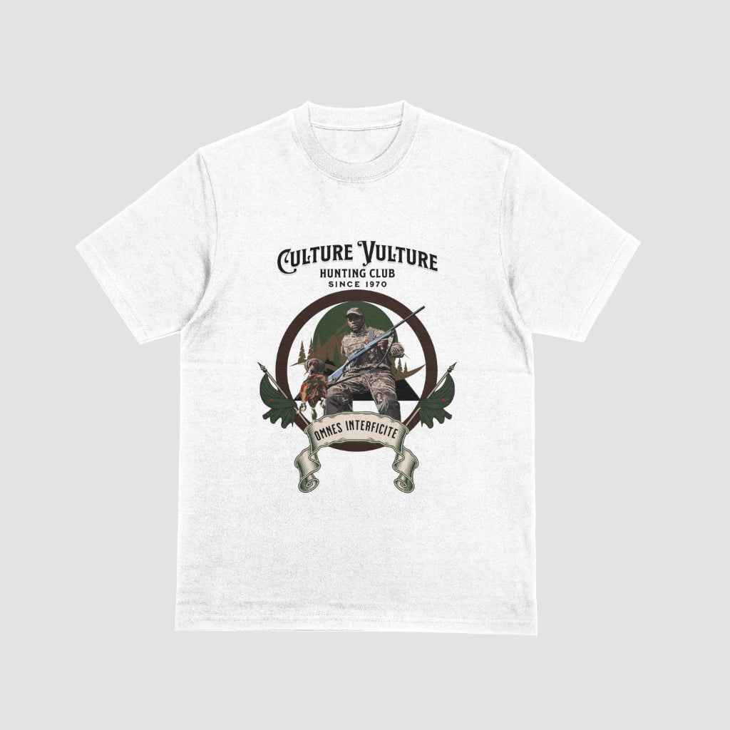 T-SHIRT HOMME RÉSERVÉ AUX MEMBRES DU CLUB DE CHASSE AU VAUTOUR