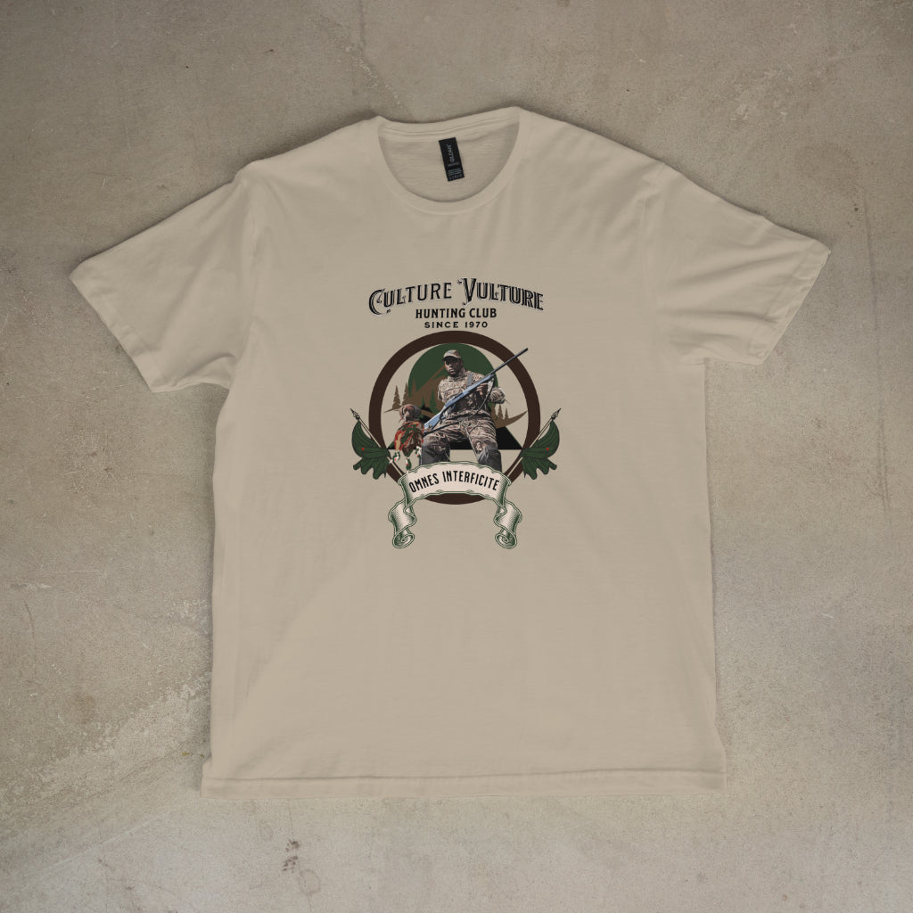 T-SHIRT HOMME RÉSERVÉ AUX MEMBRES DU CLUB DE CHASSE AU VAUTOUR