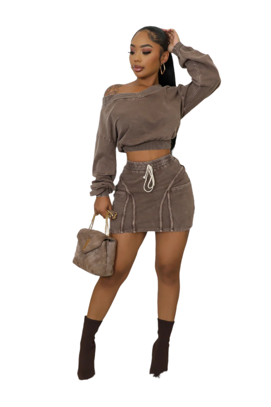 Mistaken Moments Skirt Set